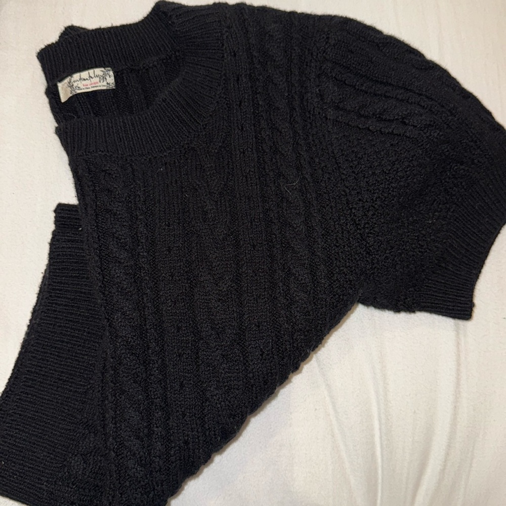 Free people Cropped Sweater Tank